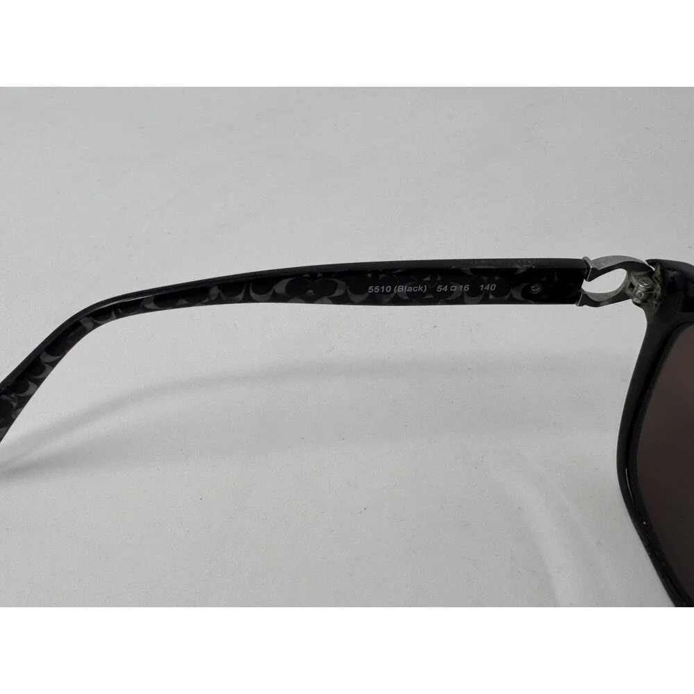 Coach Eyeglasses Frames HC6120 5510 Polished Black Cat Eye Full Rim 54-16-140